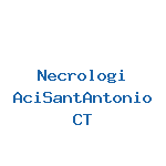 Necrologi Aci Sant'Antonio 