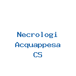 Necrologi Acquappesa 